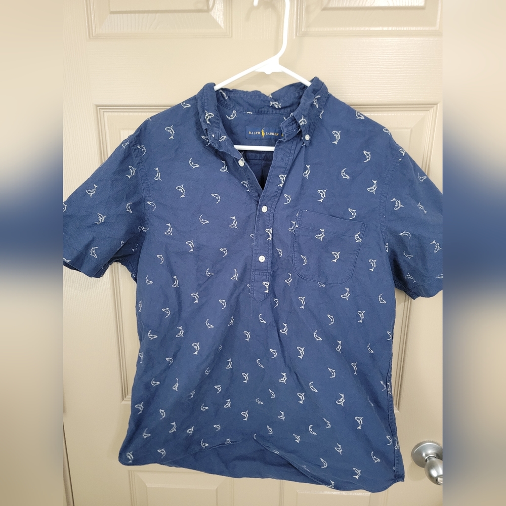 Ralph Lauren Half Button Up Shirt